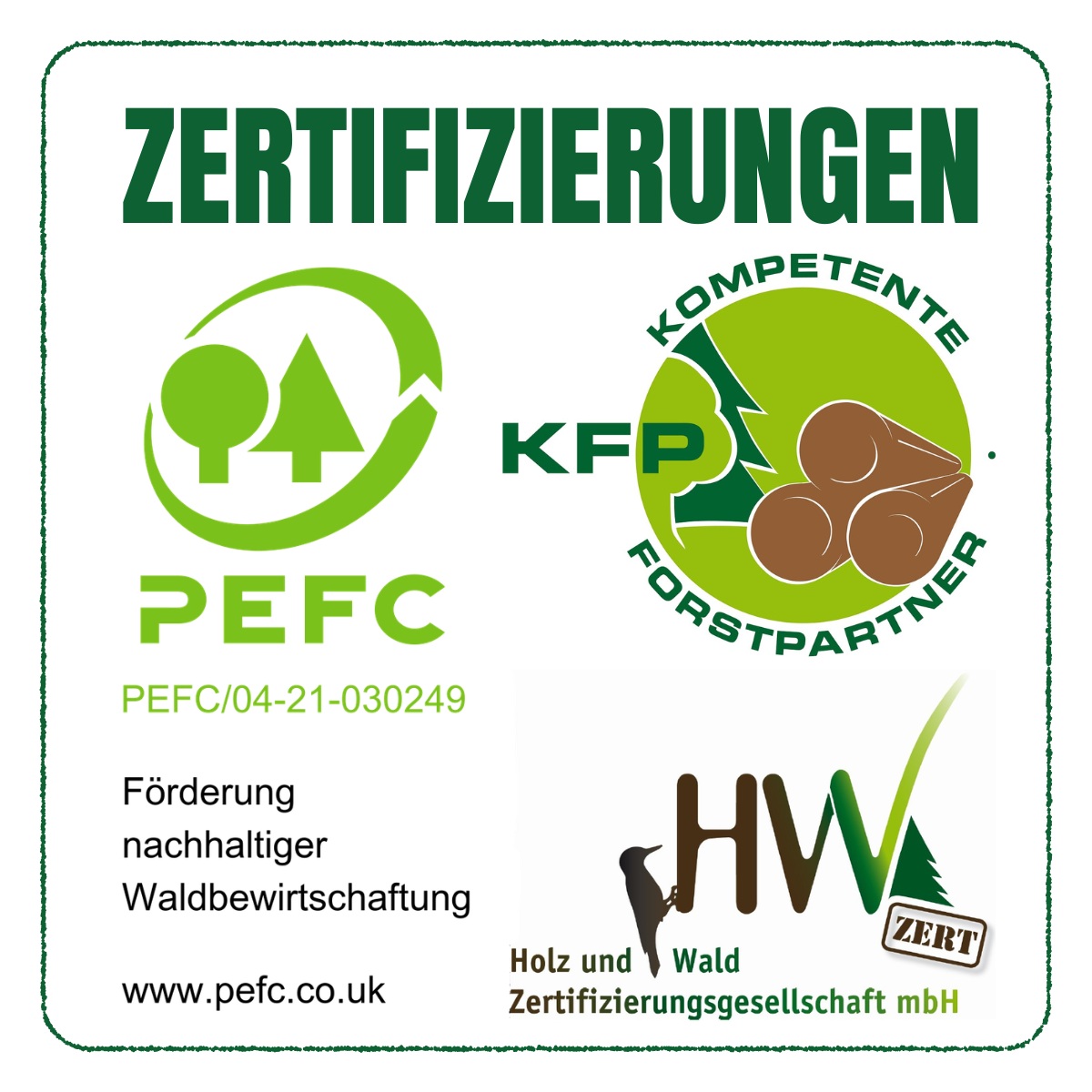 Banner Zertifizierungen Modul